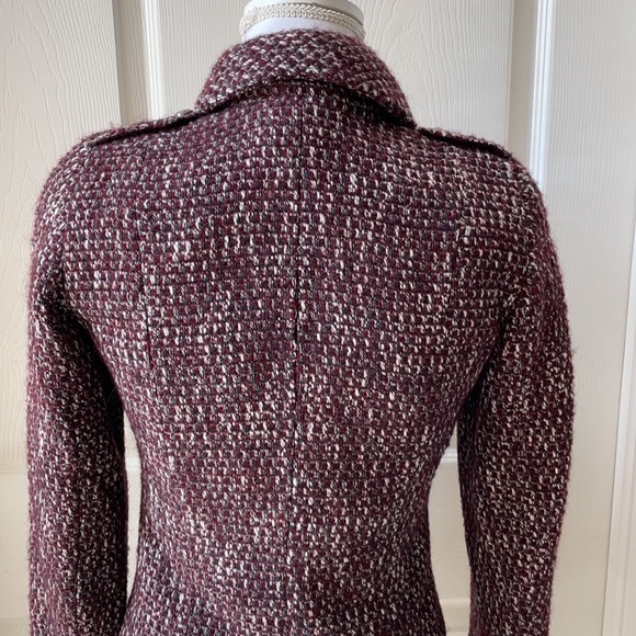 Sinequanone Burgundy Tweed Jacket NWOT - Picture 6 of 11